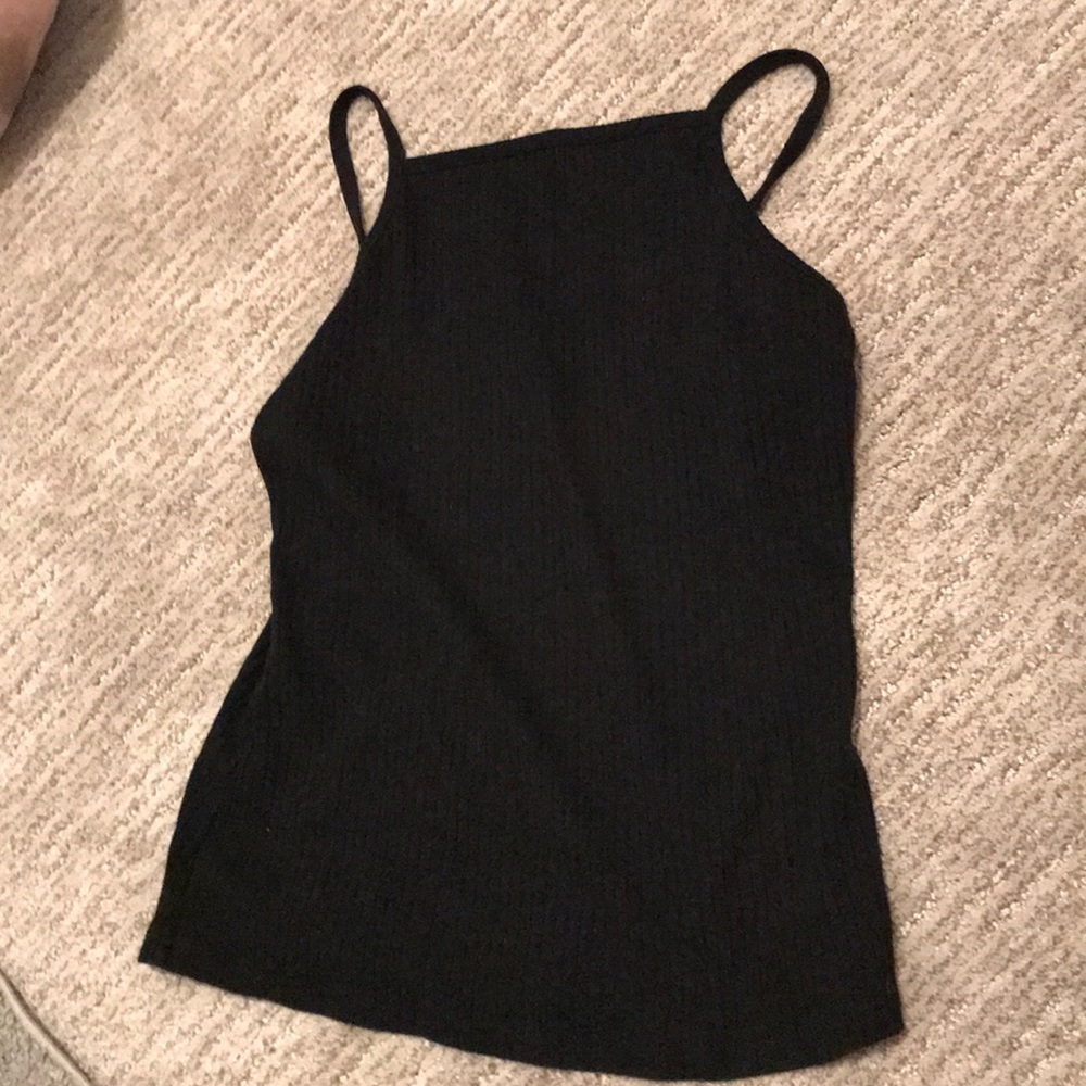 Black Halter Tank